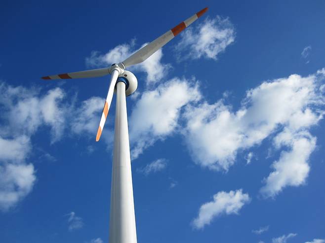 유니슨의 750kW급 풍력발전기./ 유니슨 제공