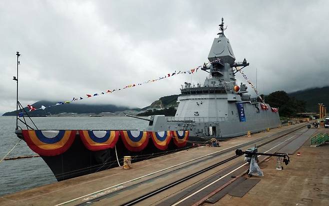 최신예 3600t급 호위함 경북함 진수식 ⓒ해군