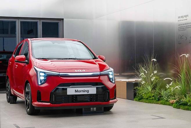 기아의 경형 해치백 모닝. 기아 제공