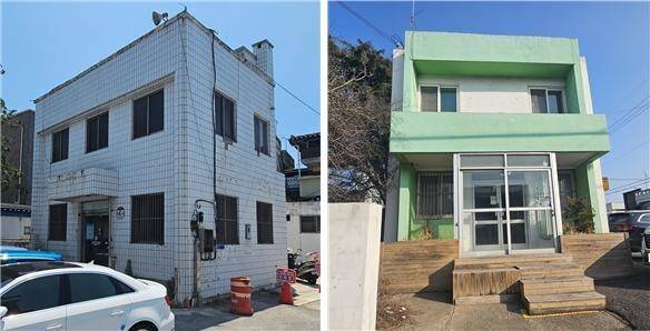 자활사업장으로 탈바꿈할 옛 남원 동충치안센터와 군산 흥남치안센터 모습. 전북자치도 제공