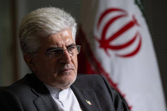 사이드 쿠제치 주한이란대사가 19일 서울 용산구 주한이란대사관에서 본보와 인터뷰하고 있다. 박시몬 기자