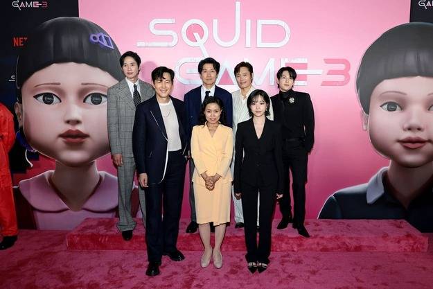 오징어 게임 시즌3 주요 출연진이 함께한 공식 스틸컷