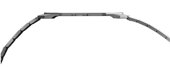 브레이슬릿(스트랩)만큼 얇은 두께가 특징이다. 사진 불가리