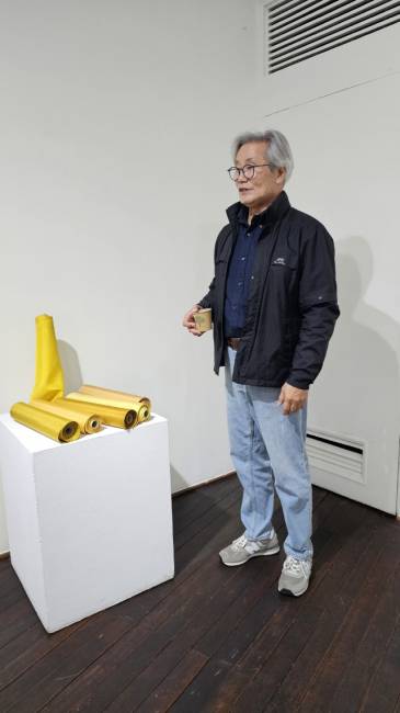 ▲ 서울 인사동 갤러리에서 만난 유상열 작가