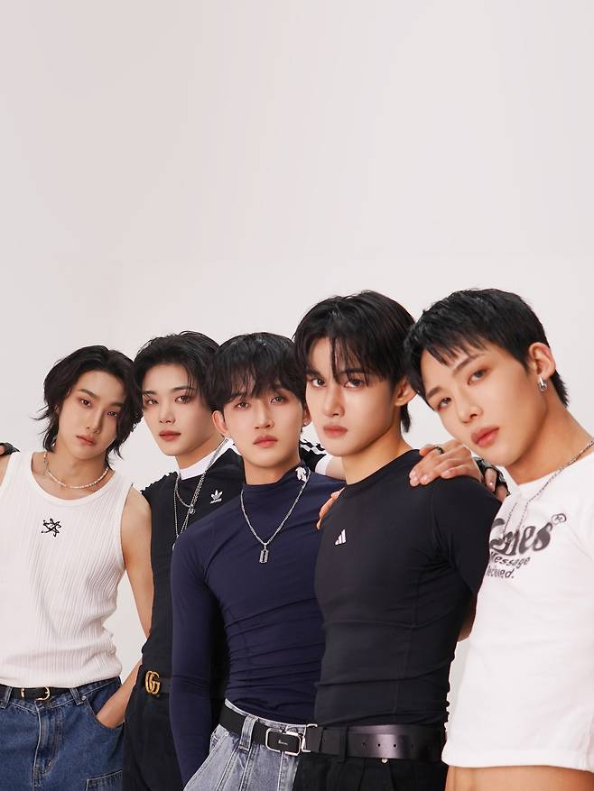 From left: 1Verse members Kenny, Aito, Seok, Nathan and Hyuk (Singing Beetle)