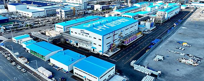 Posco HY Clean Metal's battery recycling plant in Gwangyang, South Jeolla Province. (Posco HY Clean Metal)