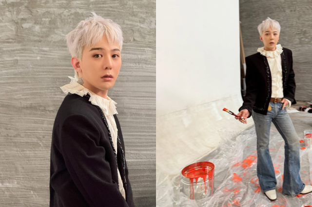 가수 지드래곤이 남다른 패션 감각을 보여줬다. / 지드래곤 인스타그램 캡처