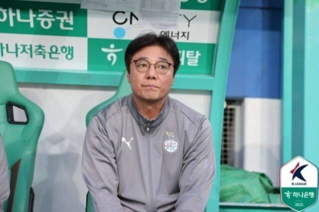 대전하나시티즌 황선홍 감독 / 한국프로축구연맹 제공