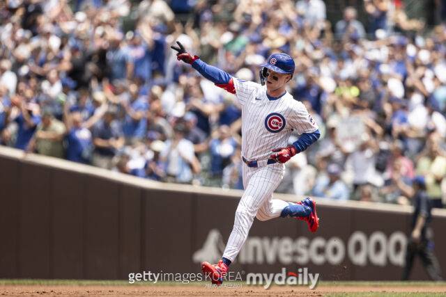 시카고 컵스 피트 크로우-암스트롱./게티이미지코리아