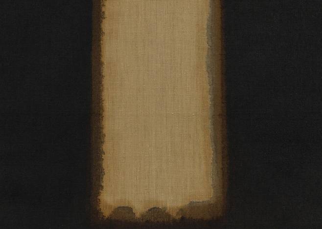 윤형근, Blue Umber, 린넨에 유채, 54 × 68 cm, 1978