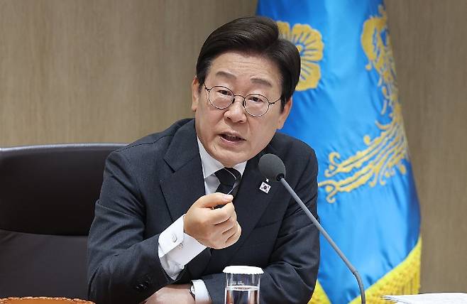 이재명 대통령이 19일 용산 대통령실에서 열린 국무회의에서 발언하고 있다. 연합뉴스