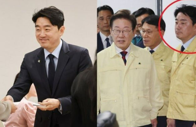 강훈식 대통령비서실장의 시간에 따른 모습 변화가 온라인상에서 화제가 되고 있다. 연합뉴스