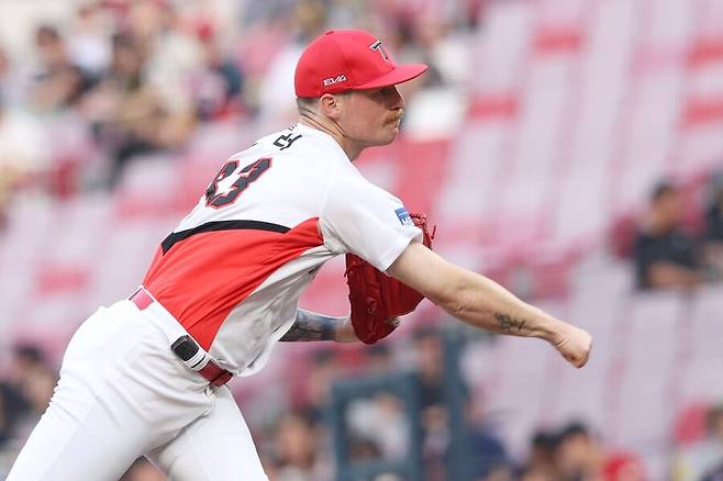 ▲ 올 시즌 KBO리그에 성공적으로 적응하며 향후 기대감을 키우고 있는 아담 올러 ⓒKIA타이거즈