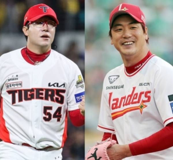 KIA 양현종(왼쪽), SSG 김광현. /사진=KIA 타이거즈, SSG 랜더스 제공
