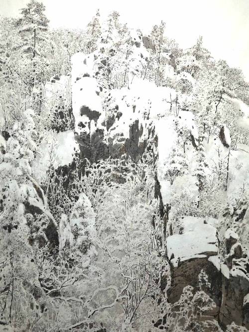 나웅채 作 동경, 한지에 수묵담채, 117cmx75cm /도든아트하우스 제공