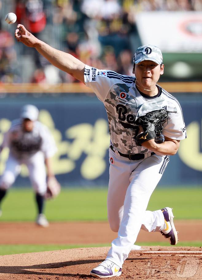 두산 베어스 투수 곽빈. 2025.6.3/뉴스1 ⓒ News1 김진환 기자