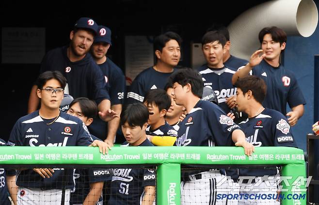 21일 잠실구장에서 열린 LG 트윈스와 두산 베어스의 경기. 두산 양의지가 득점을 올리고 있다. 잠실=박재만 기자 pjm@sportschosun.com/2025.06.21/