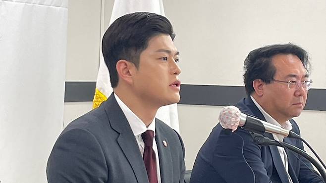 오늘(21일) 제주를 방문한 김용태 국민의힘 비대위원장.