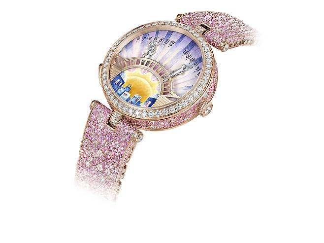 반클리프 아펠을 대표하는 레이디 아펠 퐁 데 자모르 워치. 올해 다이얼 배경을 달리한 사진 버전으로 새로 나왔다. 사진 반클리프 아펠