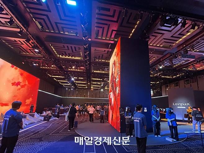 스마일게이트 ‘로스크아크 모바일’ 비전 프리뷰 행사장 [사진 = 안선제 기자]
