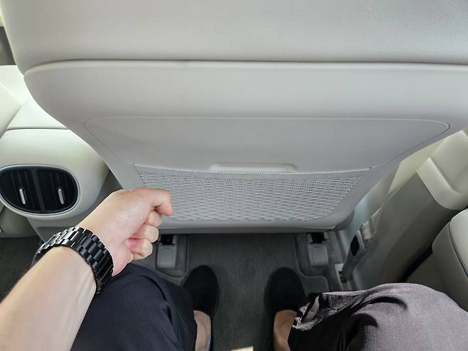 올 뉴 넥쏘 2열 무릎공간. 서재근 기자