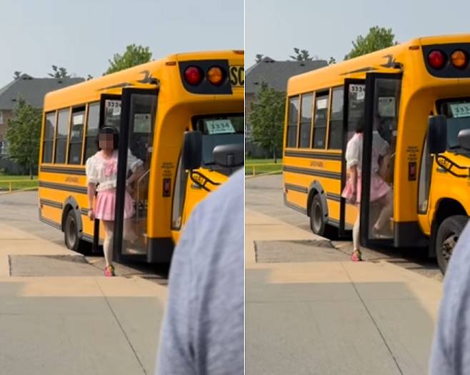캐나다에서 ‘롤리타 패션’을 하고 스쿨버스를 몰던 중년의 남성 운전기사가 결국 해고됐다. [인스타그램 캡처]