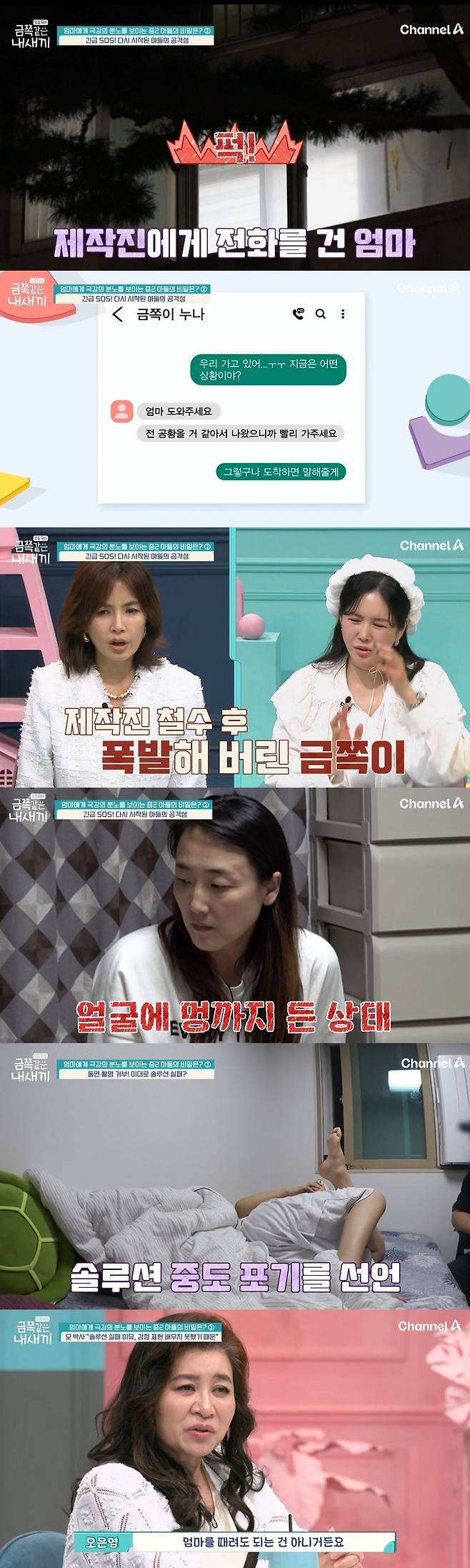 채널A 예능 ‘요즘 육아-금쪽같은 내 새끼’