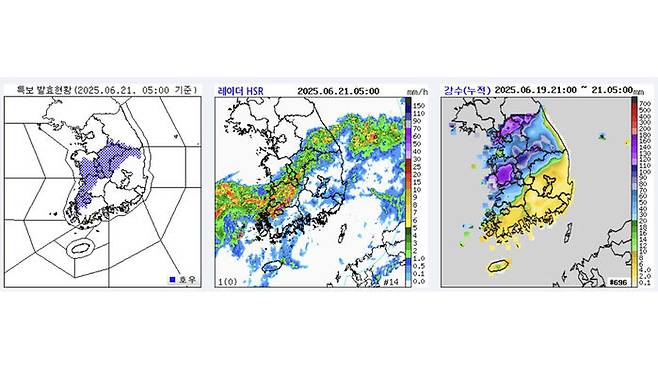 기상정보 (사진=기상청 누리집 갈무리)