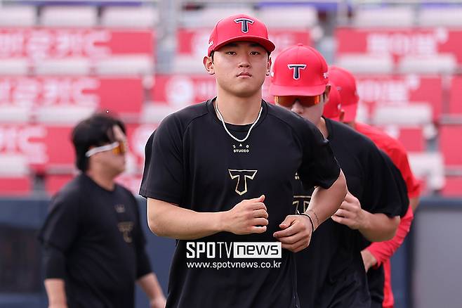 ▲ 김도영은 다음 주쯤 재검진을 받고, 이후 훈련 방향성을 결정할 전망이다 ⓒ곽혜미 기자