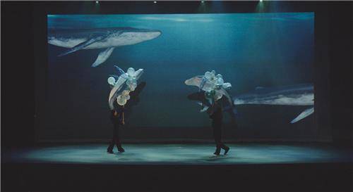 '반구천 암각화: 그림 속 고래가 살아 춤추다' 공연 [울주문화재단 제공.재판매 및 DB 금지]