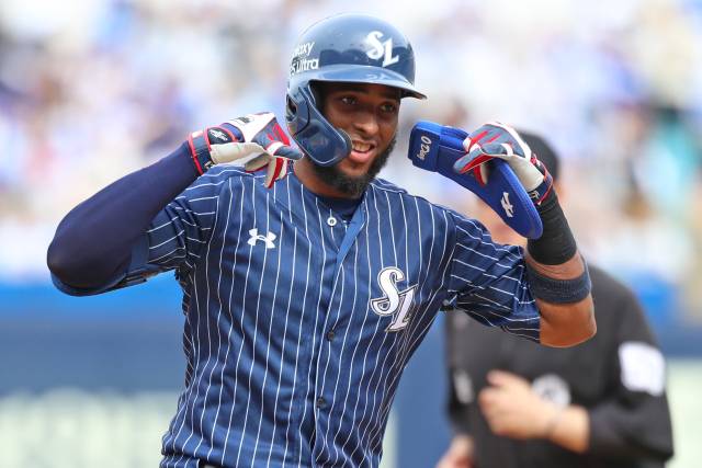 삼성 라이온즈의 르윈 디아즈. 삼성 제공