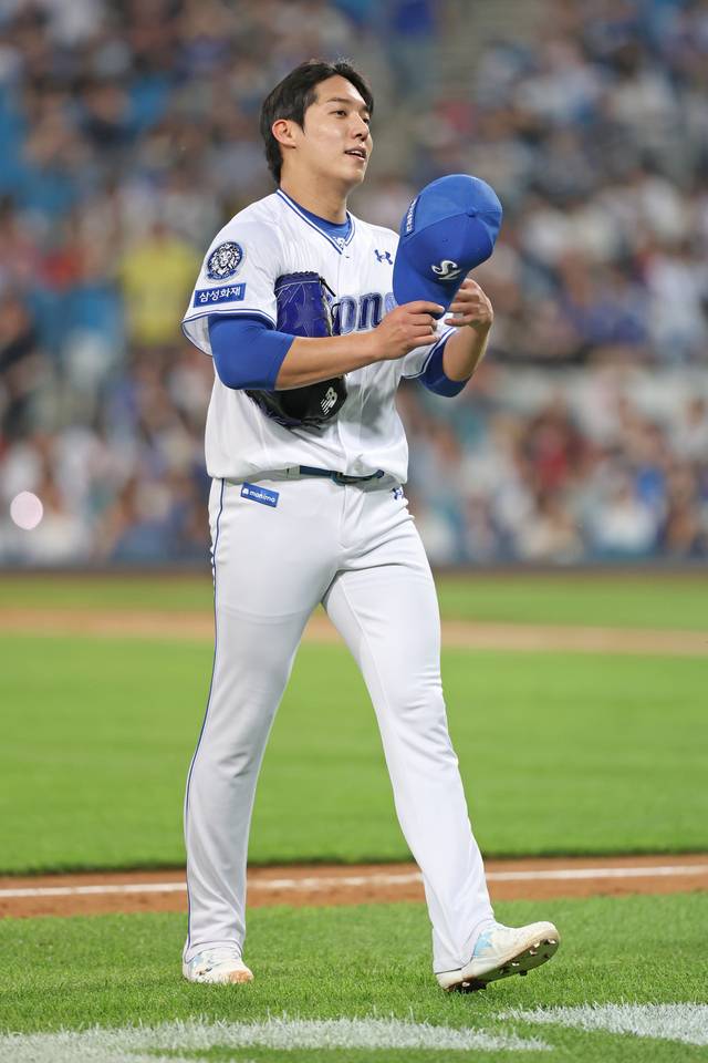 삼성 라이온즈 선발 투수 원태인. 삼성 제공