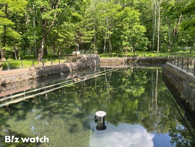 농심 백산수 수원지인 백두산 내두천. / 사진=정혜인 기자 hij@