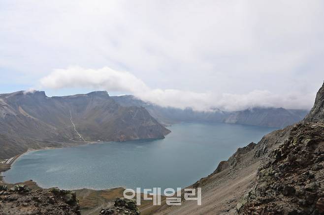 백두산 천지의 모습 (사진=농심)