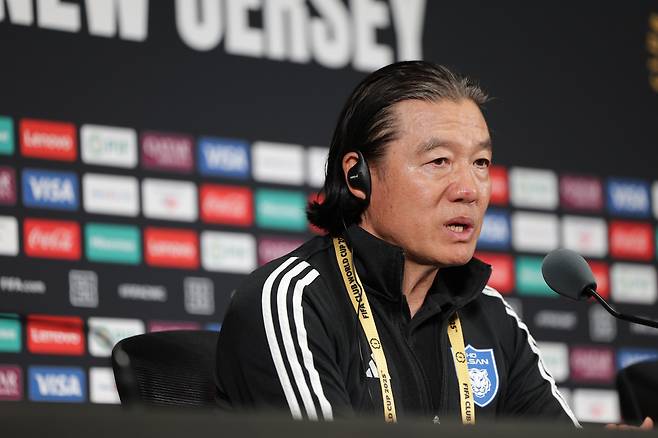 메트라이프 스타디움(뉴저지, 미국)/ 2025 피파 클럽월드컵/ 2차전/ 플루미넨시FC vs 울산HDFC/ 울산 김판곤 감독/ 경기 후 인터뷰/ 사진 김정수