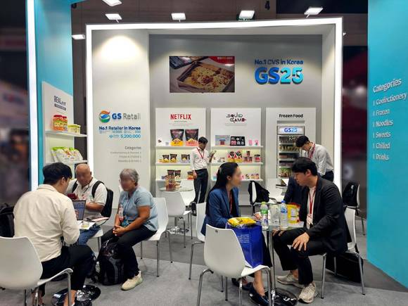 GS25 태국 'THAIFEX 2025' 부스. [사진=GS25]