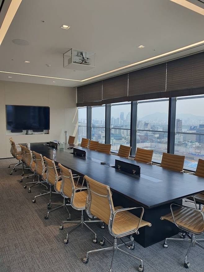 미래에셋벤처투자 대회의실. 윤현주 기자