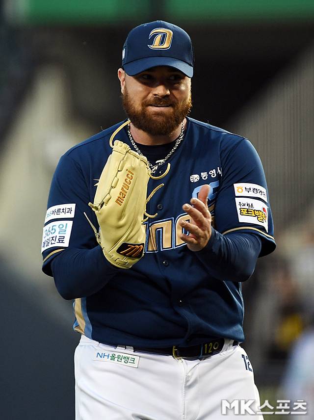 NC 로건은 22일 수원 KT전서 역투했다. 사진=천정환 기자