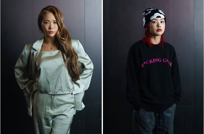 댄서 허니제이(왼쪽)와 아이키. 엠넷 제공