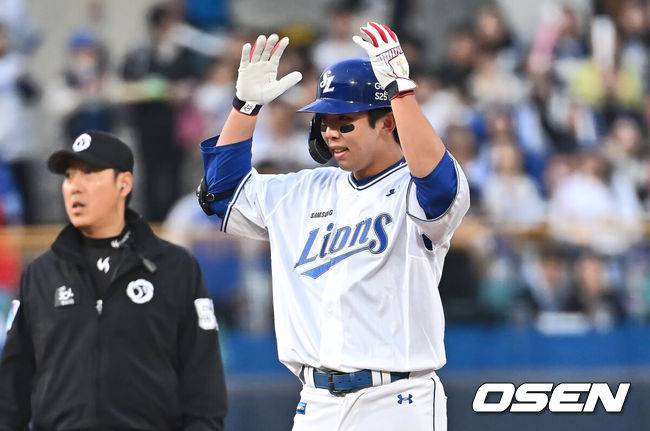 [OSEN=대구, 이석우 기자] 삼성 라이온즈 김영웅 / foto0307@osen.co.kr