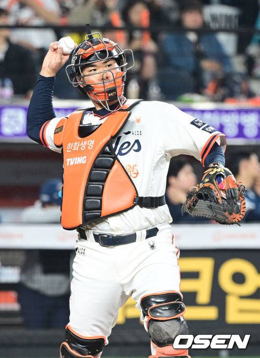 [OSEN=최규한 기자] 한화 이재원. 2025.04.18 / dreamer@osen.co.kr