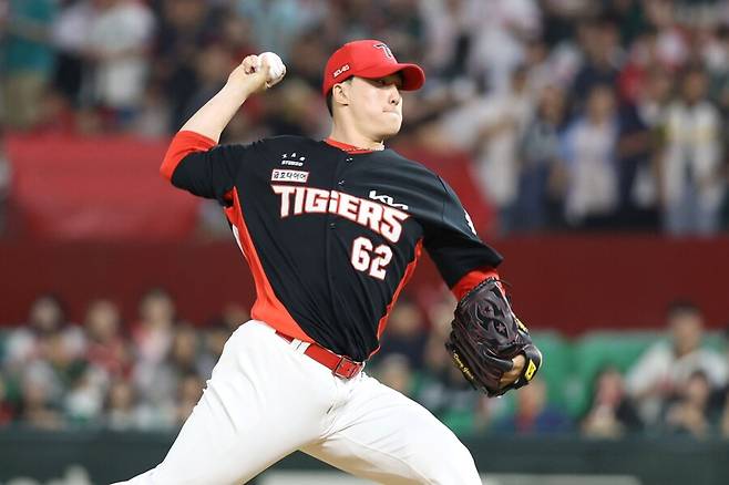 ▲ 이범호 감독은 전날 블론세이브를 기록한 정해영에 대해서는 있을 수 있는 일이라며 감쌌다 ⓒKIA타이거즈