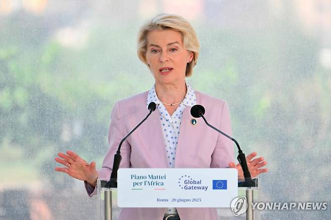 EU 집행위원장 [AFP 연합뉴스. 재판매 및 DB 금지]