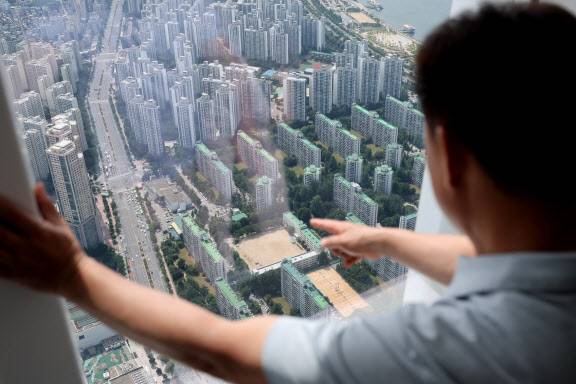 서울 강남·송파구 일대 아파트 단지 전경.(사진=연합뉴스)