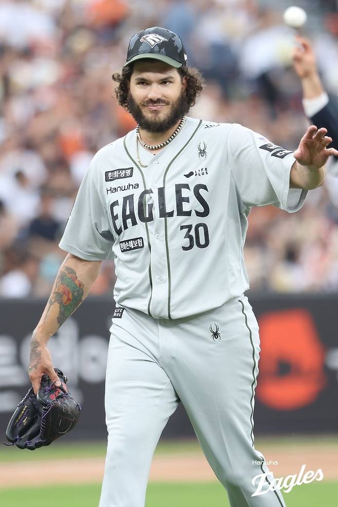 22일 대전 한화생명 볼파크에서 열린 키움 히어로즈와 경기에 선발투수로 나선 한화 이글스 코디 폰세