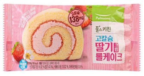 마더구스가 제조하고 풀무원 계열사인 푸드머스가 유통·판매한 '고칼슘 딸기크림 롤케이크'와 '고칼슘 우리밀 초코바나나빵'. 식약처