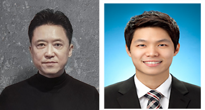 (왼쪽부터) KAIST 전기 및 전자공학부 김용대 교수, 국가보안기술연구소 고우영 선임연구원(KAIST 박사과정). KAIST 제공