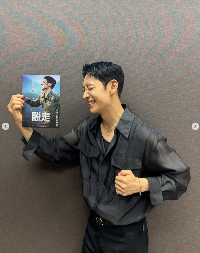 이제훈, ‘탈주’ 홍보 차 일본 방문(사진 출처:이제훈 SNS)