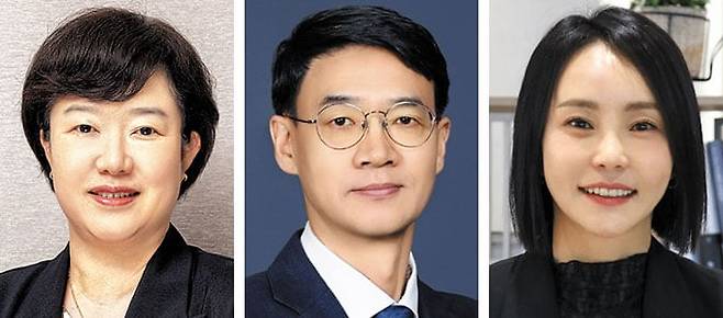 (왼쪽부터)함영진, 김대열, 양지영