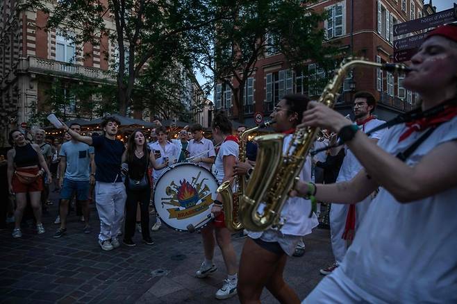 21일(현지시간) 프랑스 전역에서 진행된 음악 축제 '페트 드 라 뮤지크'. 사진=AFP 연합뉴스